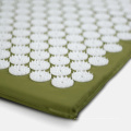 Natural Organic Linen Cotton Acupressure Mat Foot Plastic Spikes Massage Acupressure Mat With Carry Bag